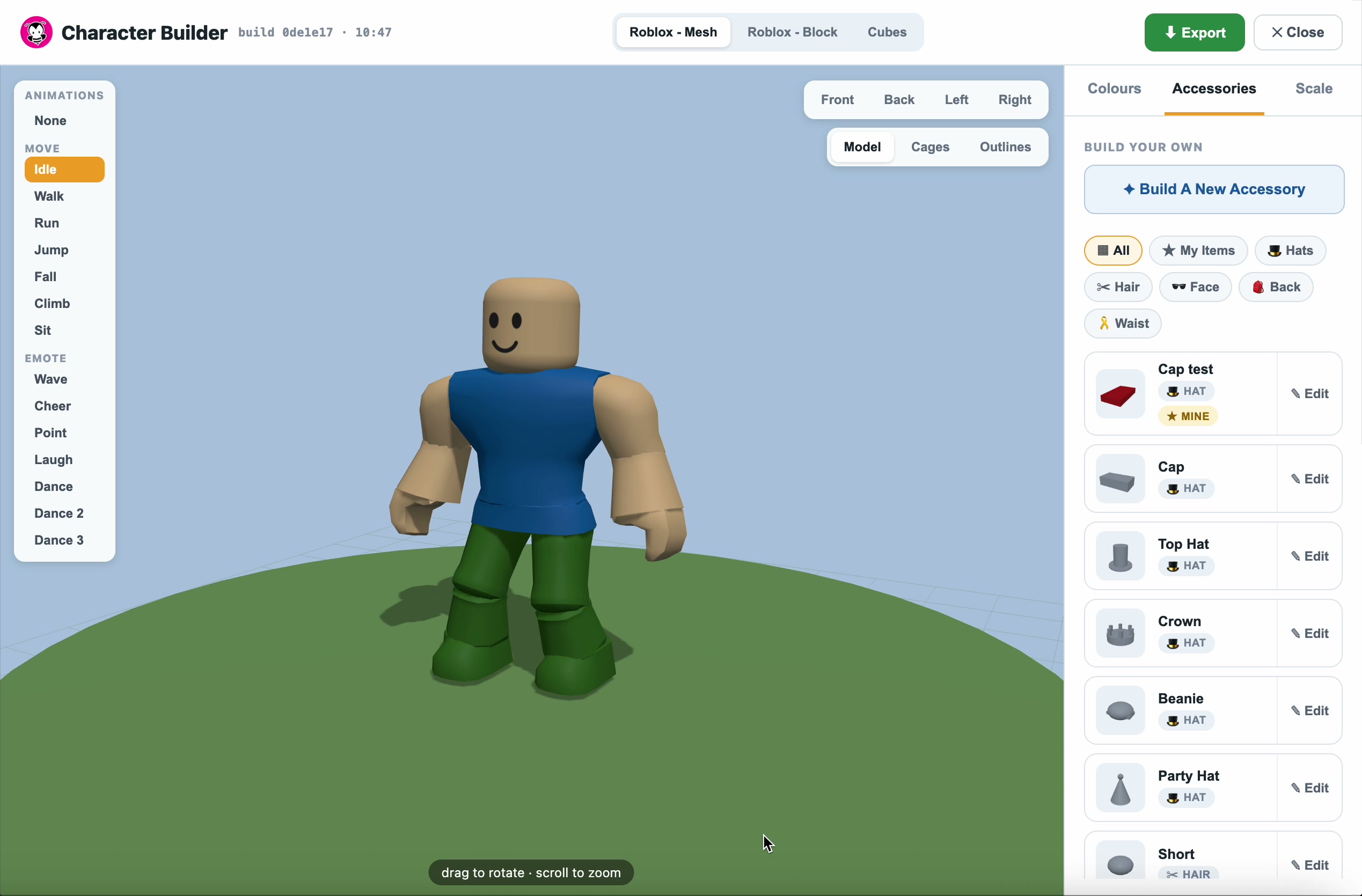 The Character Builder